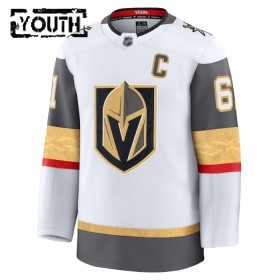 Maillot de Hockey Vegas Golden Knights Fanatics Premium Mark Stone 2024-25 Blanc Extérieur - Enfant